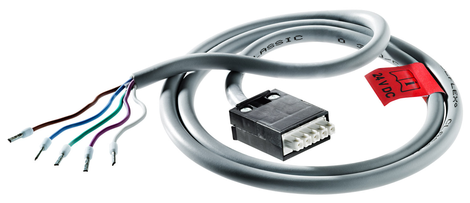 Aumüller folding lever drive universal plug 24V 5-pin. 5x0.5mm²