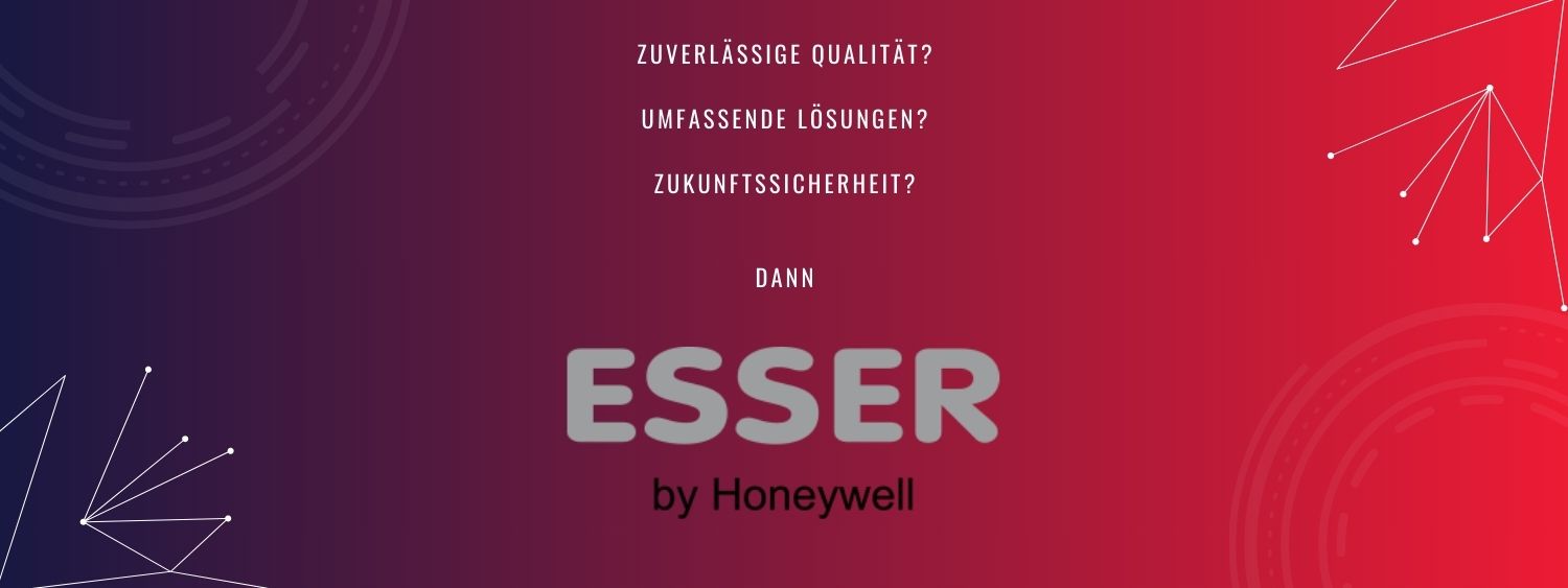 Schutz und Zukunftssicherheit  durch die zuverlässigen Brandschutz Produkte von ESSER by Honeywell. Wenn sie zuverlässige Qualität und umfassende Lösungen suchen, dann sind Sie bei ESSER by Honeywell genau richtig! Ab jetzt im KFT Shop erhältlich.  