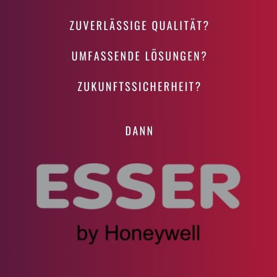 Schutz und Zukunftssicherheit  durch die zuverlässigen Brandschutz Produkte von ESSER by Honeywell. Wenn sie zuverlässige Qualität und umfassende Lösungen suchen, dann sind Sie bei ESSER by Honeywell genau richtig! Ab jetzt im KFT Shop erhältlich.  