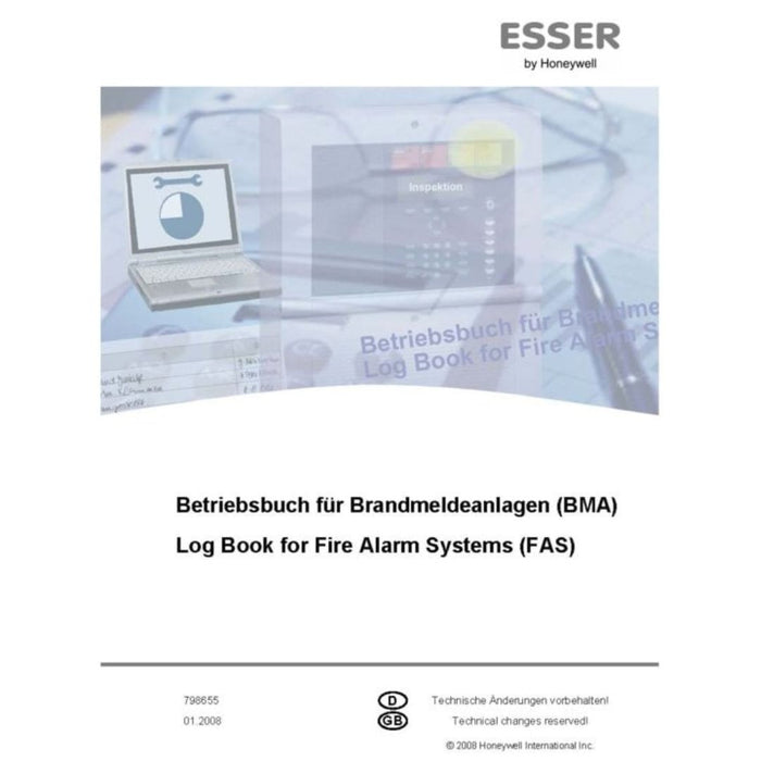 ESSER Betriebsbuch für Brandmeldeanlagen