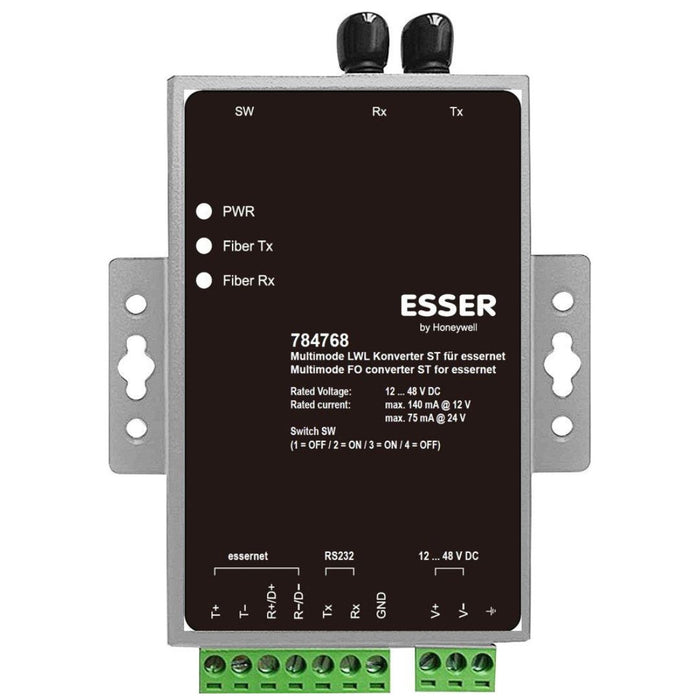 ESSER Honeywell Multimode LWL-Konverter ST für essernet