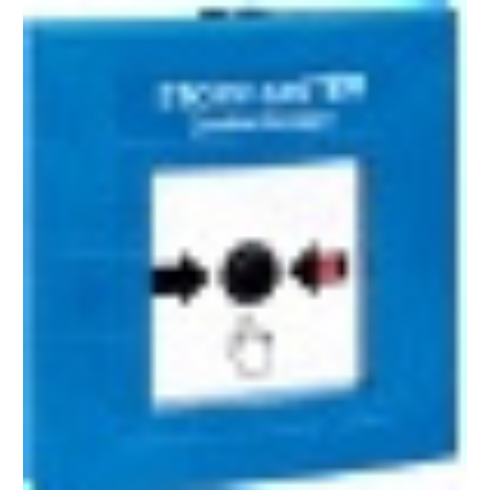 Hekatron X-LINE stop button blue, IP 54