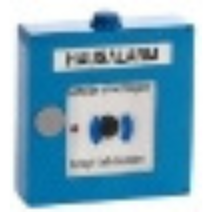 Hekatron X-LINE manual alarm blue, die-cast aluminum