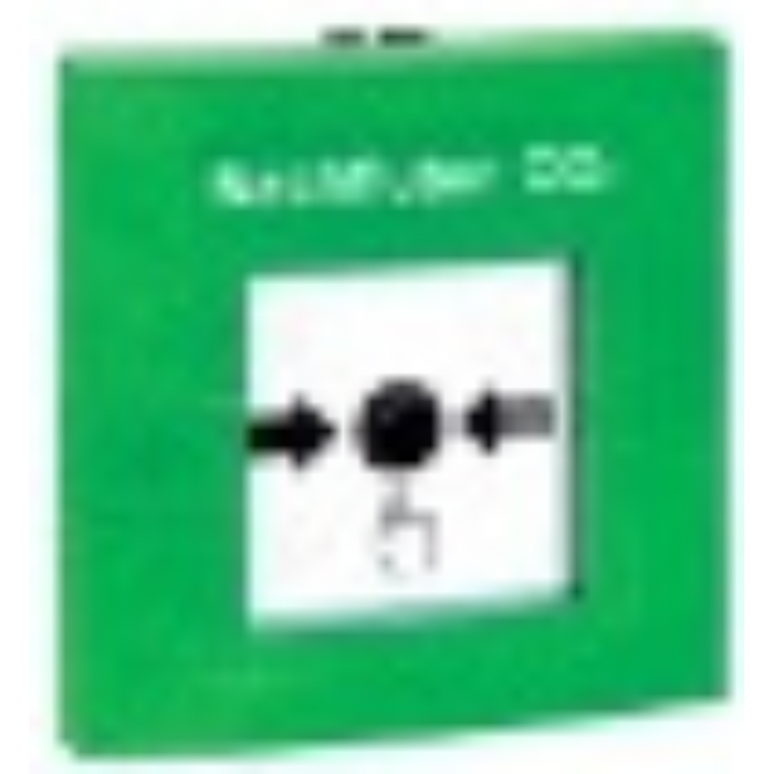 Hekatron post-flood button green, IP 52