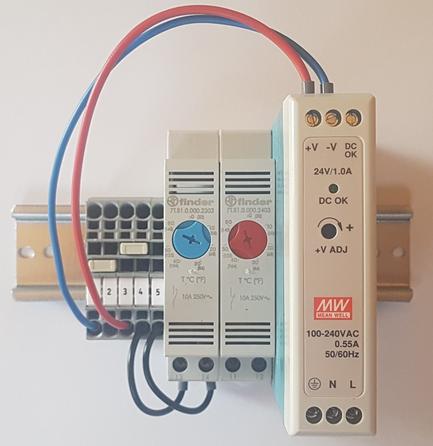 Detectomat Schaltnetzteil 24V mit Temperaturregler