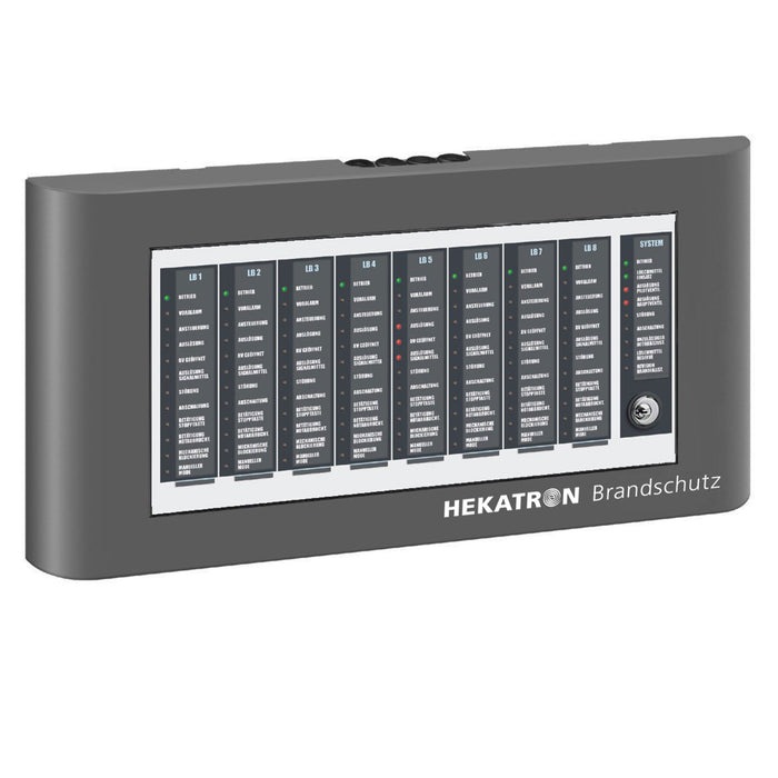 Hekatron external display panel 8 extinguishing areas