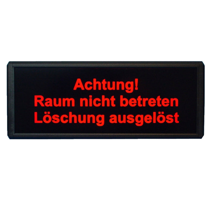 Hekatron illuminated warning display standard text xt