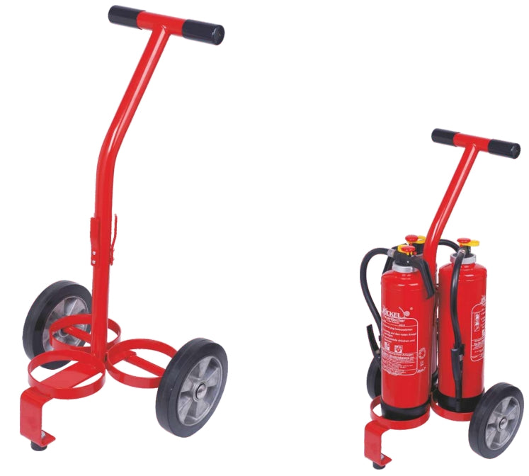 Jockel transport trolley for 9 kg/l fire extinguishers