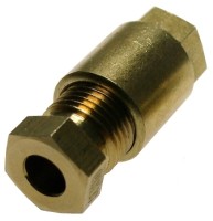Hekatron screw connection d=5 mm, brass 10 pieces