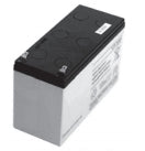 Aumüller RWA - compact central battery 2.2/2.3Ah 12V, VdS, LWH 18x3.5x6cm