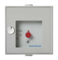 Hekatron manual release gray 24 V, 2 x 1 changeover contact