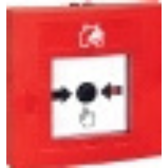 Hekatron manual fire alarm red, HX-Ringmodern.