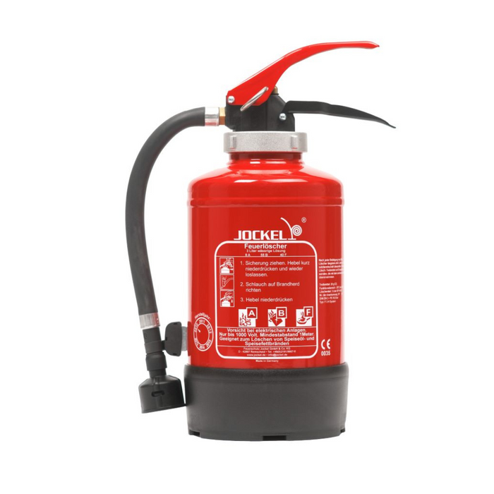 Jockel fire extinguisher F 3 H System 8 (grease fire)