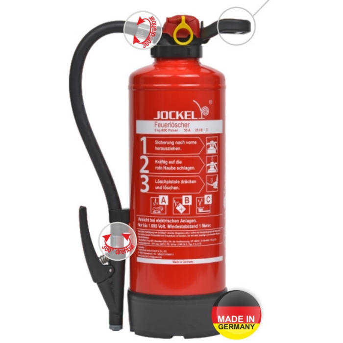 Jockel fire extinguisher P 6 JX 34 (powder)