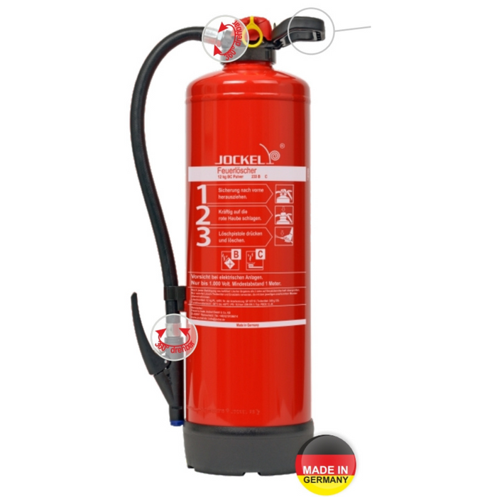 Jockel fire extinguisher PBCK 12 JX (powder)