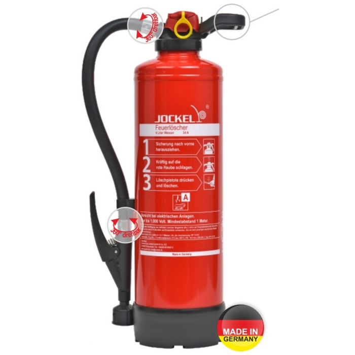 Jockel fire extinguisher W 9 JX F 27 (water)