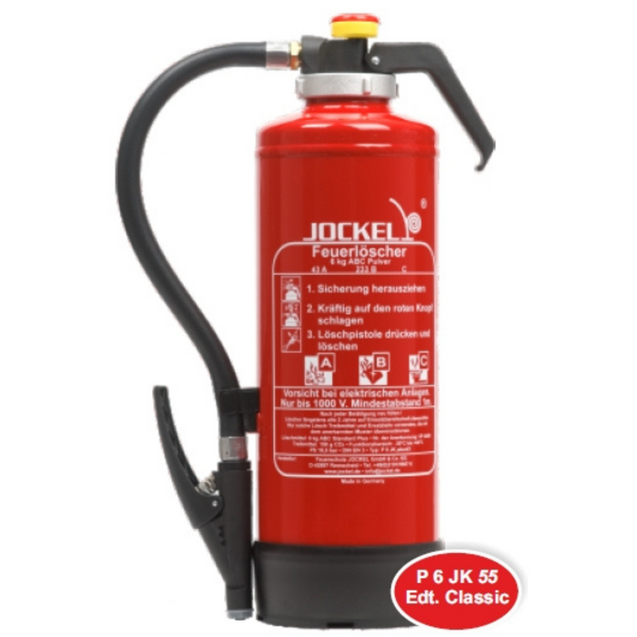 Jockel fire extinguisher P 6 JK 55 (super+) (powder)