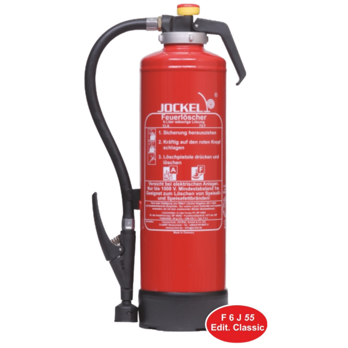 Jockel fire extinguisher F 6 J 21 (grease fire)