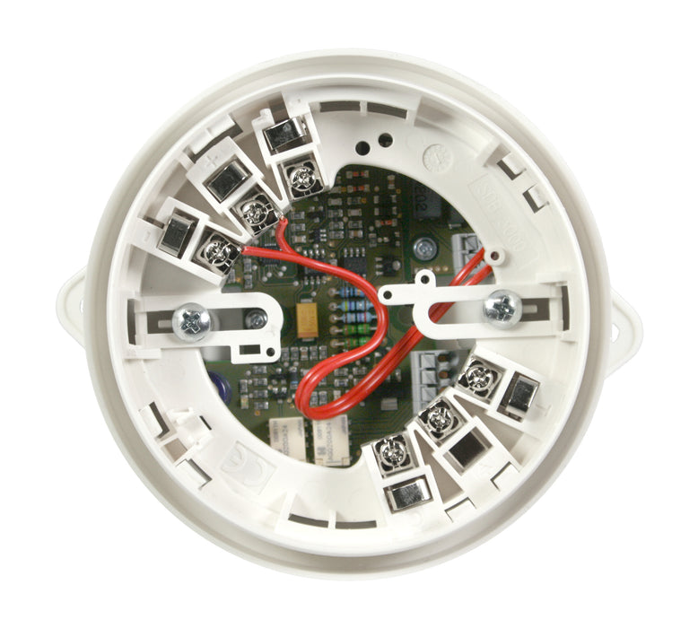 Detectomat evaluation unit for PL smoke detectors, in a DAB base