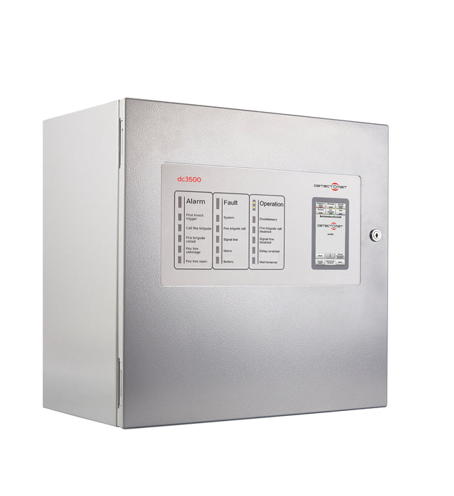 Detectomat fire alarm panel dc3500 SL, deep housing 