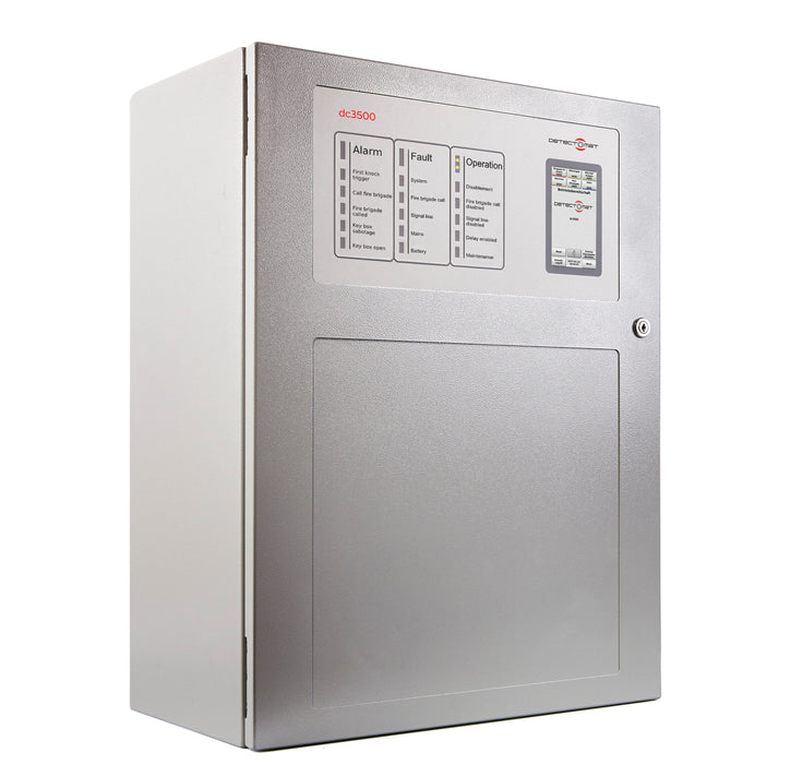 Detectomat fire alarm panel dc3500 ML, deep housing 