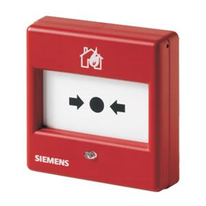 Siemens FDM365-RP manual fire alarm with resettable Kunatoff insert
