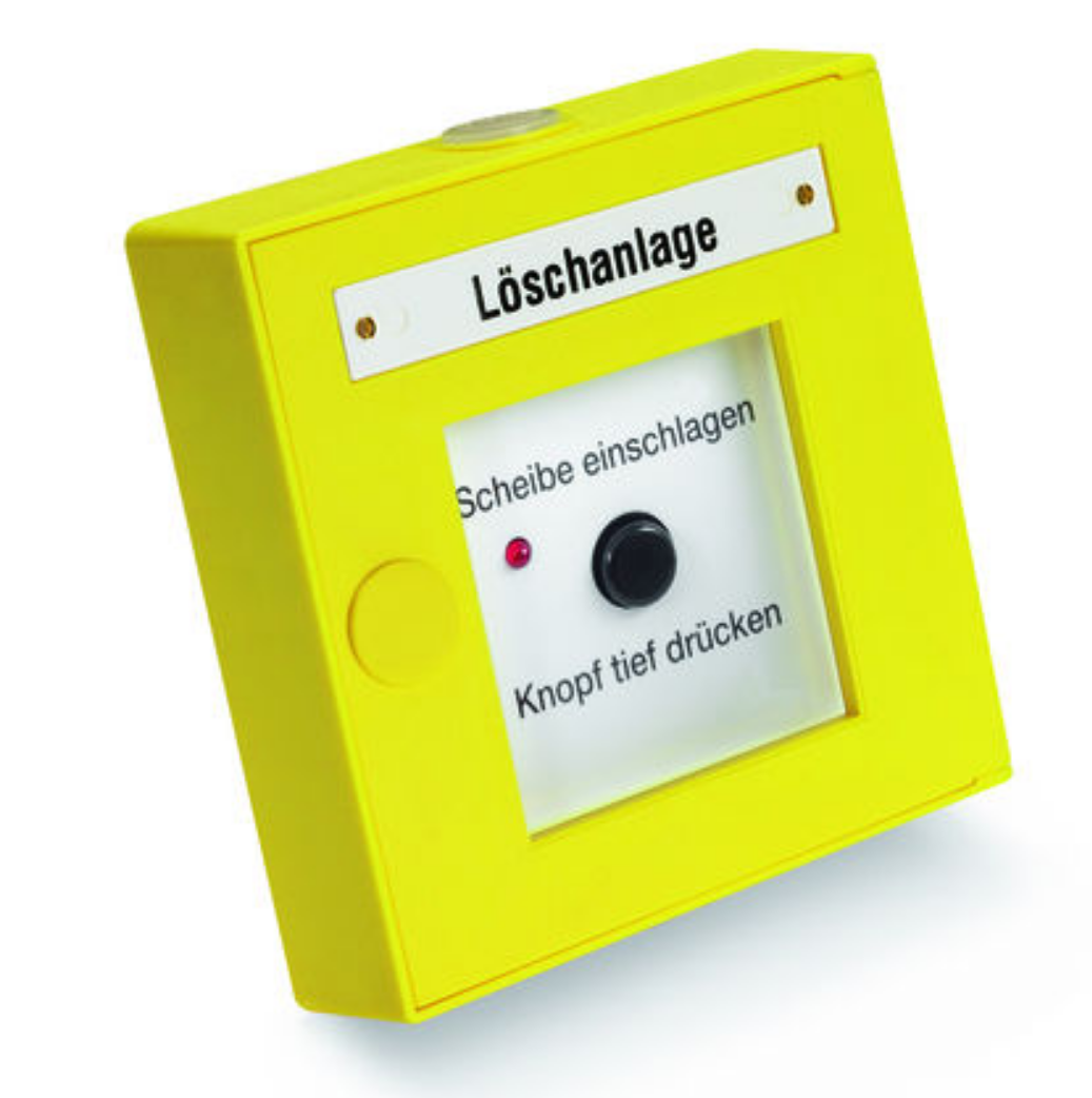 Nachleuchtendes Feuermelder-Schild Aus Kunststoff – 200x200 Mm Nach ISO 7010