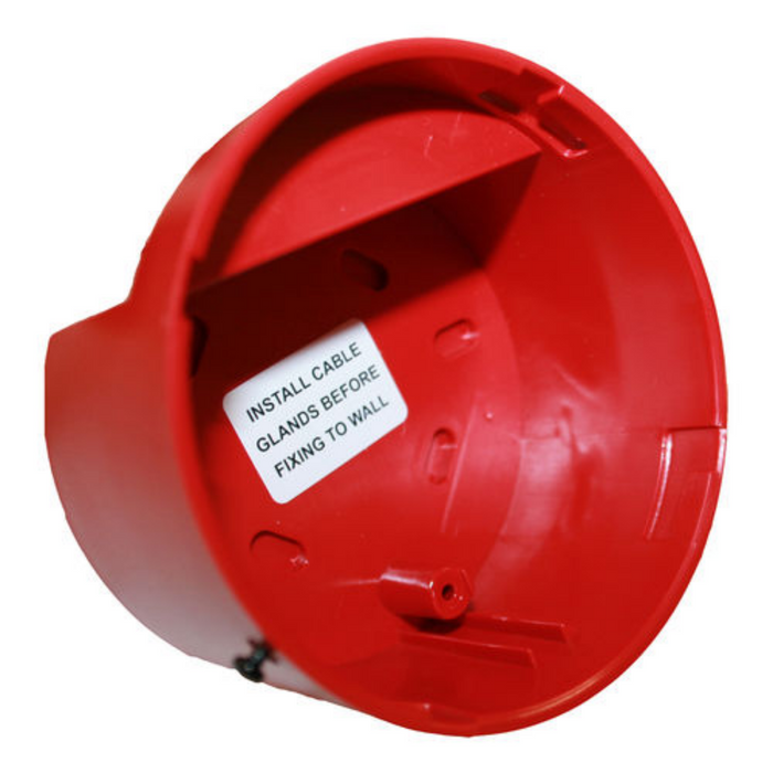 Detectomat flush-mounted additional base Solex, ROLP IP65 red