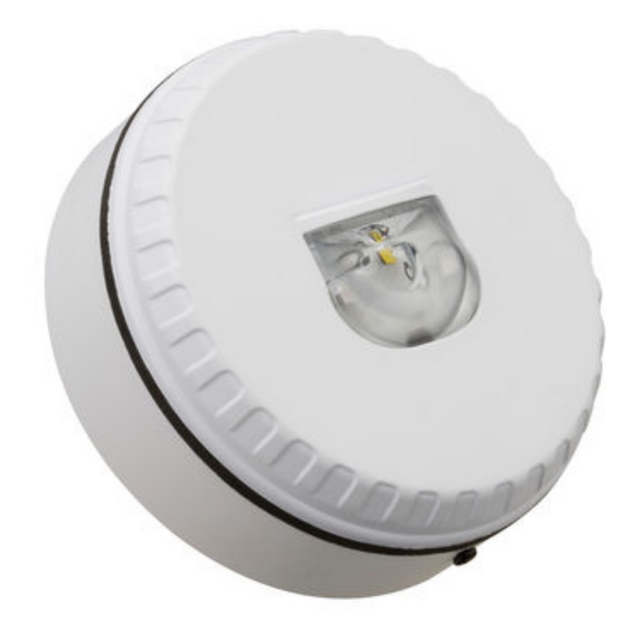 Detectomat wall flash light Solista - white, according to EN 54-23