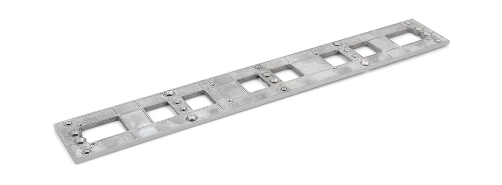 GEZE mounting plate profile length approx. 6300 mm