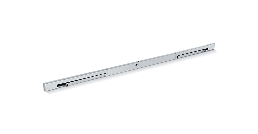 GEZE R-ISM/0 slide rail TS 5000 silver with integrated closing sequence control