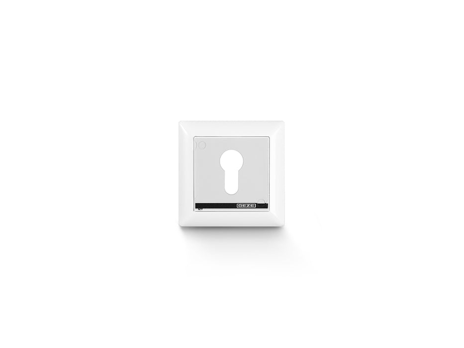 GEZE key switch SCT alpine white 80 x 80 x 11 mm