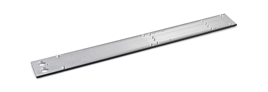 GEZE mounting plate door closer for TS 5000 RFS KM/TS 4000 R &amp; R-IS with black drilling pattern