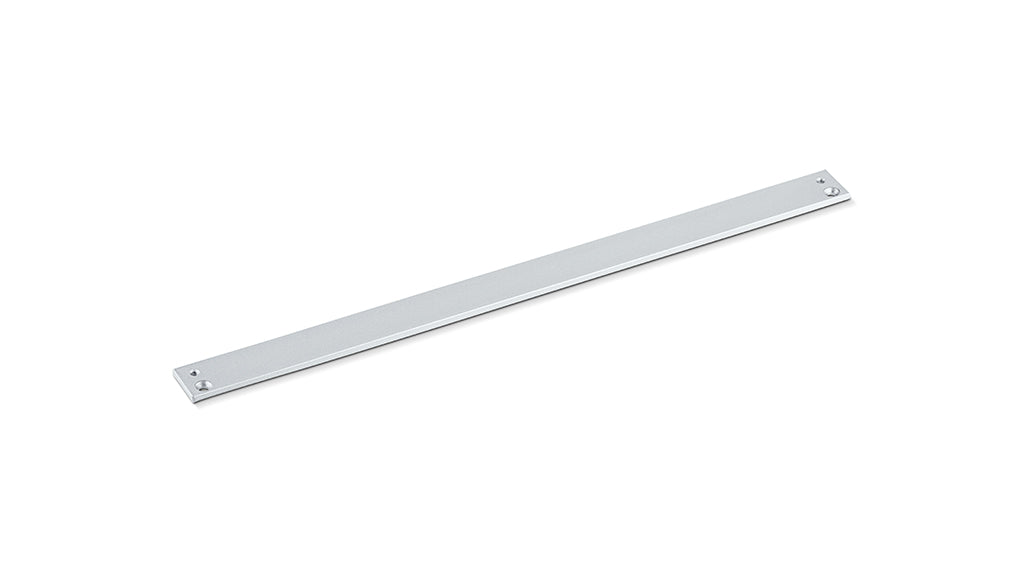 GEZE mounting plate, slide rail, silver-colored