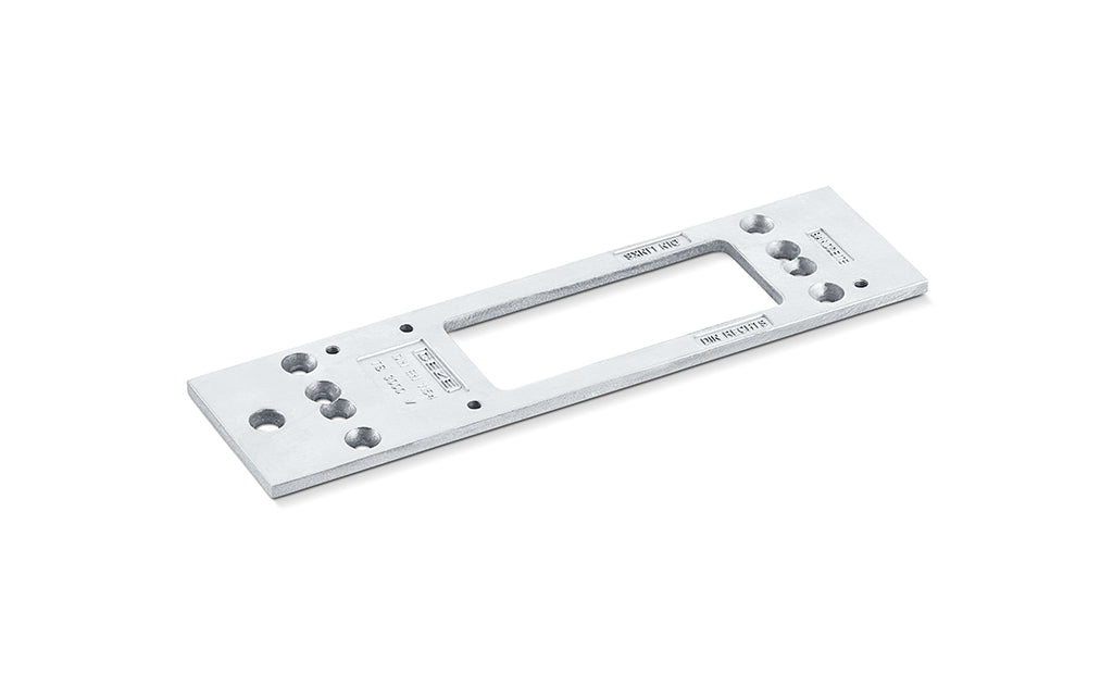GEZE mounting plate door closer for TS 3000 with hole pattern white RAL 9016