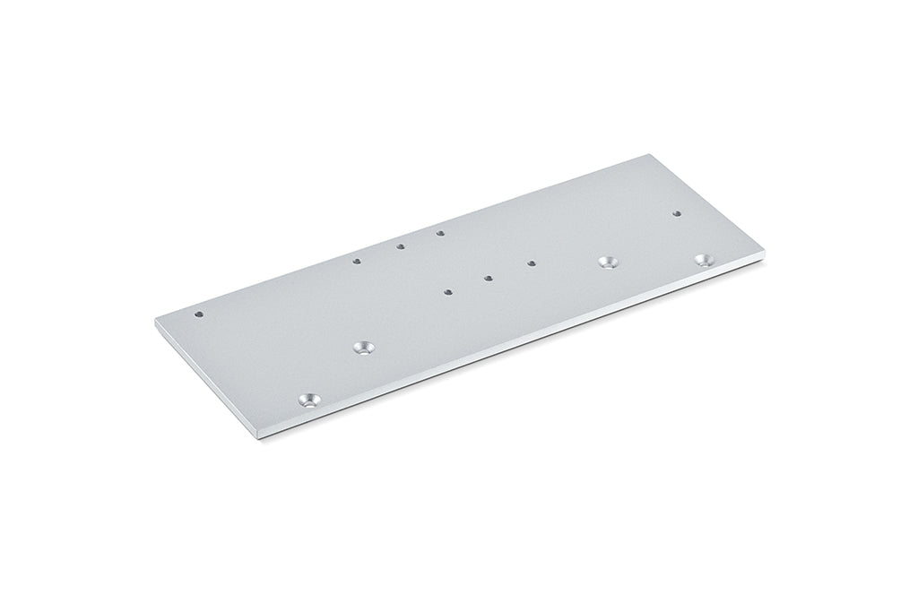 GEZE mounting plate flat arch door TS 4000 for round arch door, silver
