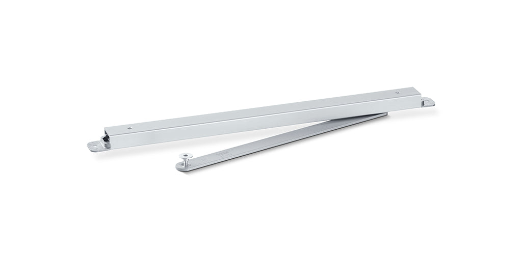 GEZE slide rail Boxer 20.7 mm with lever, silver