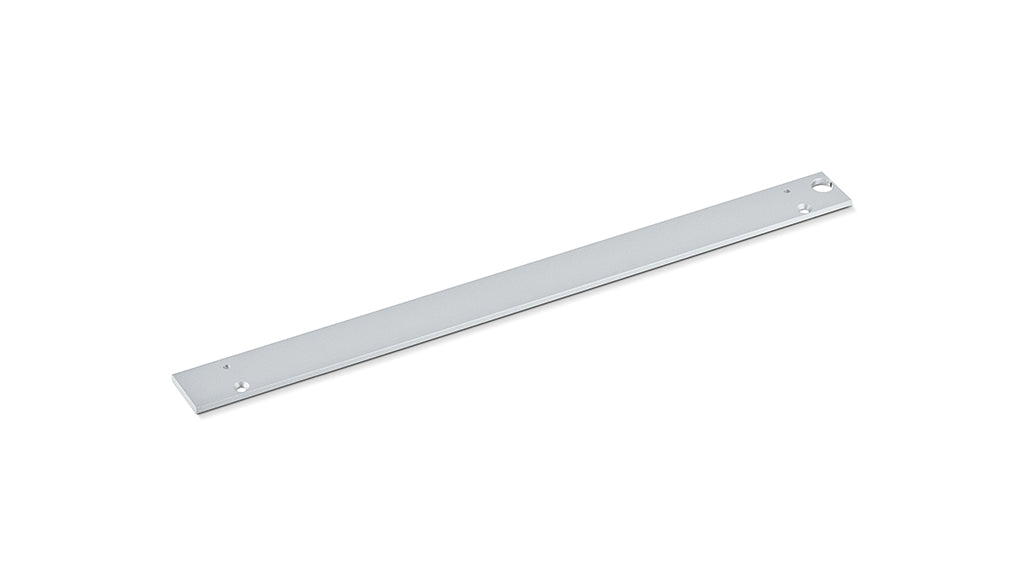 GEZE mounting plate slide rail BG for electric slide rail, silver