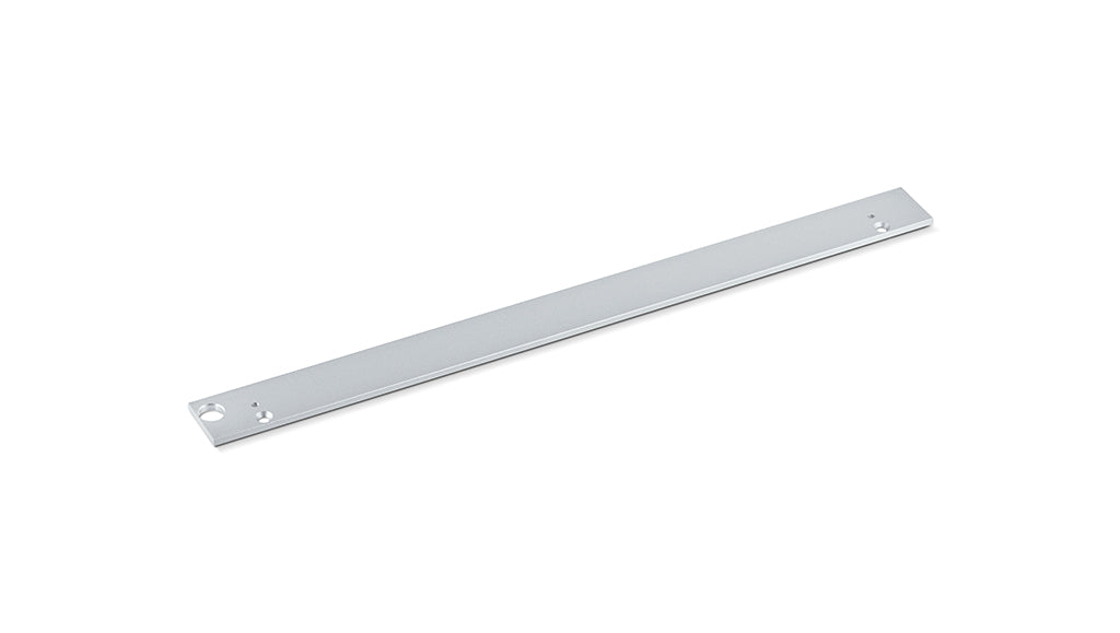 GEZE mounting plate slide rail for electric slide rail, silver