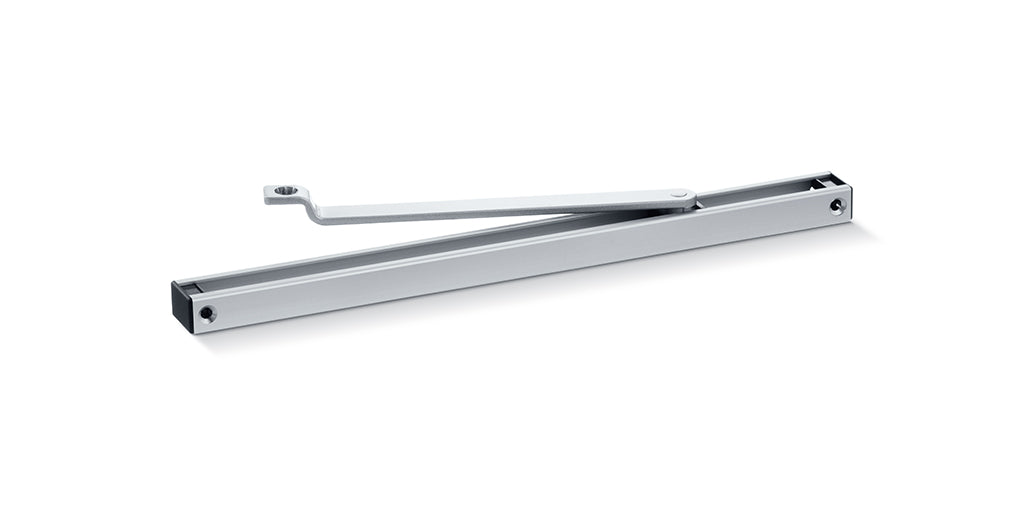 GEZE slide rail TS 1500 G with lever white RAL 9016