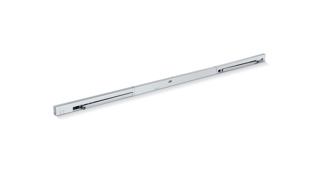 GEZE R-ISM slide rail BG TS 5000 silver 230 V AC 2730 x 55 x 30 mm