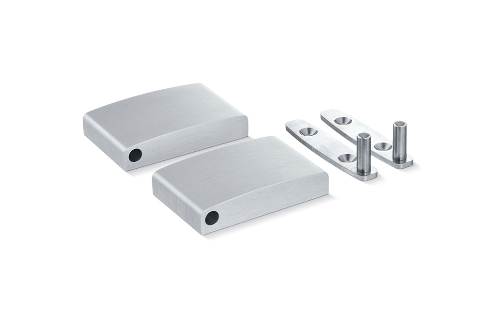 GEZE safety wing fitting, raw aluminum