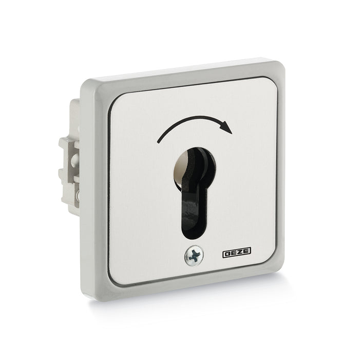 GEZE key switch with profile half cylinder and three keys