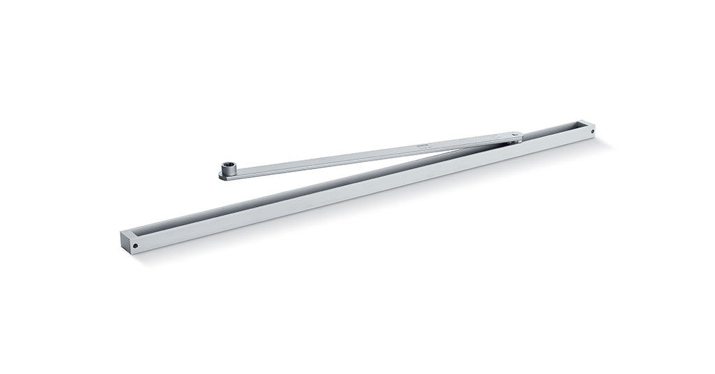 GEZE roller rail Slimdrive EMD silver-colored 760 mm, DIN right