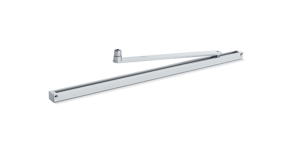 GEZE roller rail Powerturn (F) silver-colored hinge side for l = 687 mm