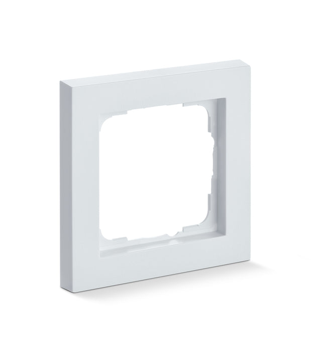 GEZE cover frame 2-fold E2 pure white matt
